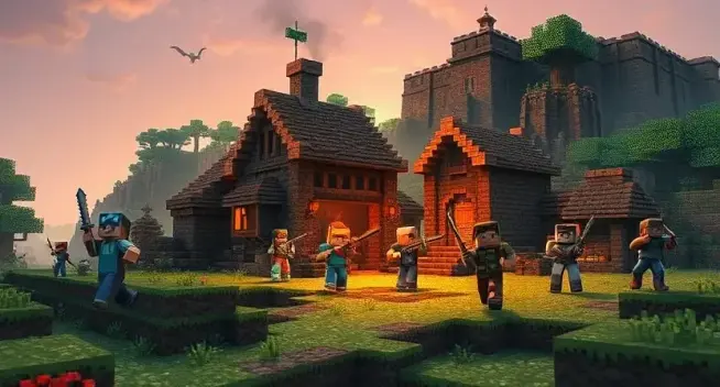 Minecraft Arcade Mobile Android video game