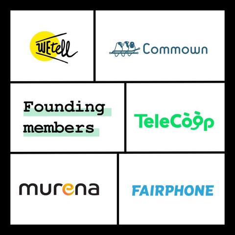 Founding Members : WeTell, Commown, Telecoop, Murena and Fairphone