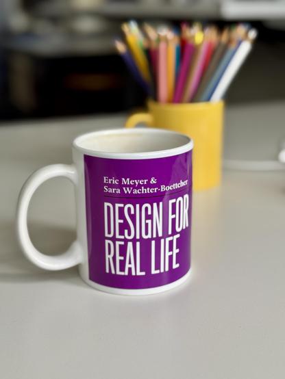 A Book Apart #18 mug : Design for Real Life #rebeccapurple