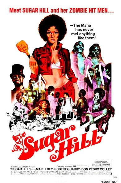 Four posters for the 1974 blaxploitation horror film “Sugar Hill”. Two are from The USA, One is from The Republic of Türkiye, and One is from Spain.