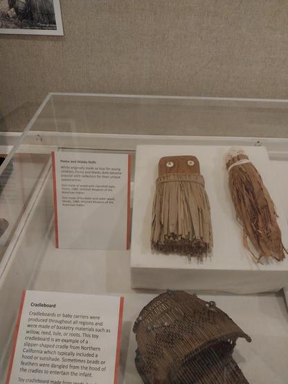 Back to front)

Canteen basket made from plant fibers, California. Gift of Elizabeth Seabury Mitchel

Basket, Yokuts, c. 1930. Gift of John H. and Barbara M. Morrison.

Basket, #Pomo, late 19th century. Gift of the Evanston Historical Society