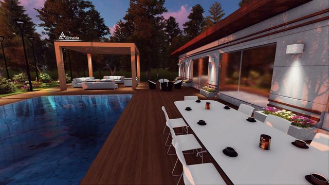 My work : house.
Softwares :
SketchUp , Lumion

Hope you like it