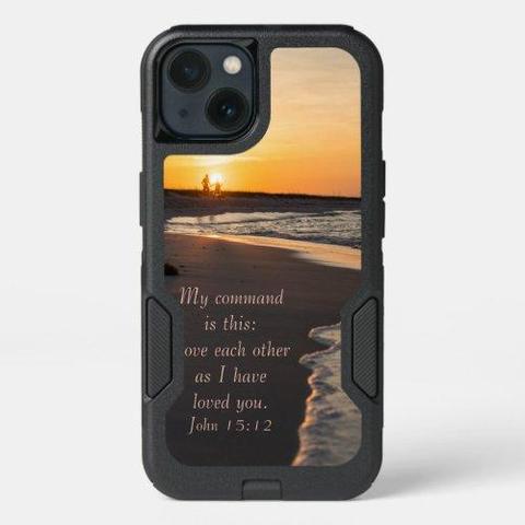 Thank you to the buyer who purchased a Couple Walking Beach At Sunrise with John 15 12 Bible Verse Otterbox iPhone Case https://www.zazzle.com/z/305me02c?rf=238390870363339144 via @zazzle 
#gifts #giftideas #phonecases #zazzlemade
