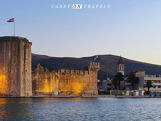 View of Kamerlengo Fortress on Trogir