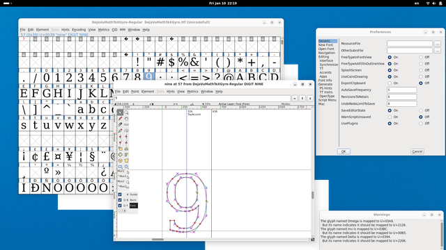 fontforge