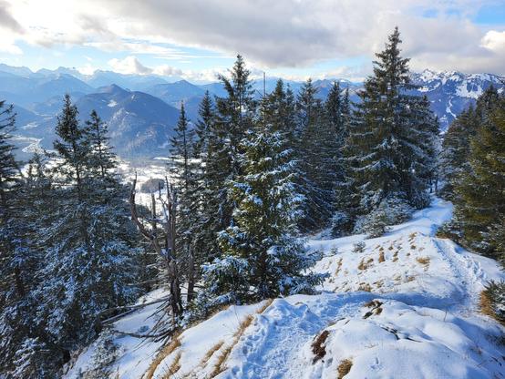 A serene winter scene unfolds before us, showcasing a majestic snowy mountain surrounded by a dense forest of spruce, fir, and pine trees. In the background, more mountains loom under a cloudy sky, creating a picturesque alpine landscape. The trees are covered in a thick layer of snow, highlighting the freezing temperatures of the wilderness. The dominant color of the image is white, with accents of a deep blue sky. The composition evokes a sense of tranquility and solitude, inviting us to immerse ourselves in the beauty of nature's winter wonderland.