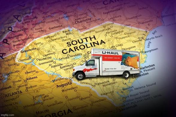 U-Haul Says that South Carolina is The New #1 Destination State for Families, Businesses, and Investors
COLUMBIA, S.C., — South Carolina has rapidly emerged as one of the most sought-after states to live, work, and invest in, thanks to its growing economy, appealing lifestyle, and strong sense of community. Known for its rich history, stunning natural beauty, and warm Southern hospitality, the Palmetto State is drawing in new residents and businesses at record rates.

According to the U.S. Census Bureau, South Carolina’s population reached approximately 5.48 million in 2024, marking a 1.69% increase from the previous year.

This growth is further evidenced by U-Haul’s 2024 Growth Index, which ranks South Carolina as the top growth state for the first time, indicating a substantial influx of one-way U-Haul customers.