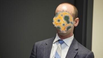 Stephen Miller, the MAGA border tzar for trump-- Curdled.