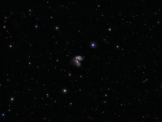 Antennae Galaxies as seen through the Odyssey Pro. 