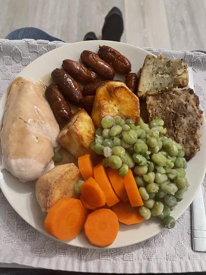 A Christmas dinner on 12th January in my sisters house. 