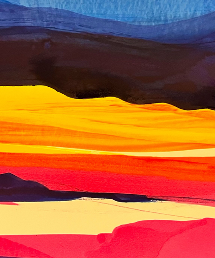 Paysage dessiné à l’encre 