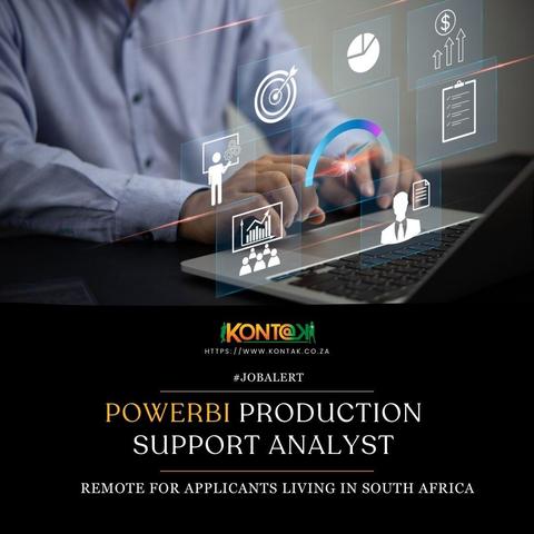 Power BI Production Support Analyst (JB4989) at kontak recruitment - Remote