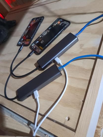 Two headless android phones running as servers