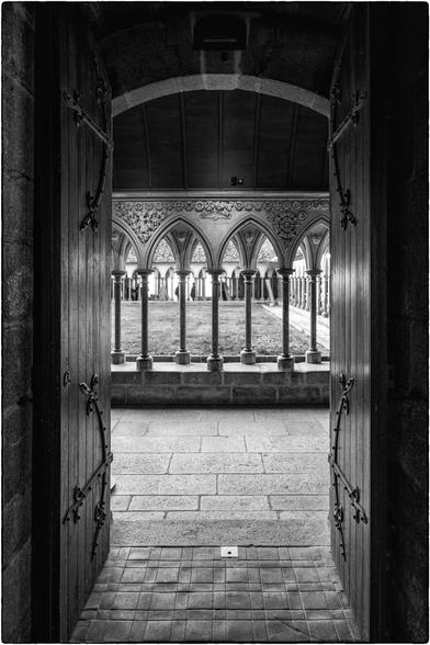 cloître 
Kreuzgang Mont-Saint-MIchel.