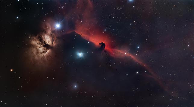 Horsehead and Flame nebulae