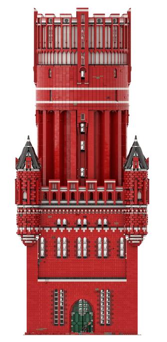 Custom LEGO model of a watertower in Lüneburg, Germany, by Benjamin Albrecht from albrick.de