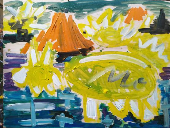 Peinture acrylique sur bois contreplaqué
