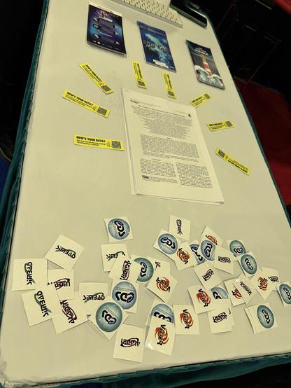 CDS booth at the AAS meeting