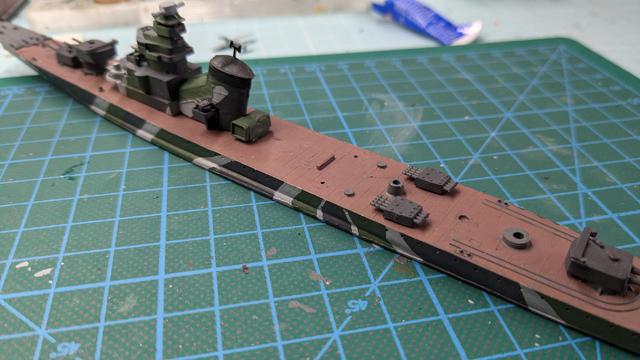 Hasegawa IJN Aoba 1/700 scale model
