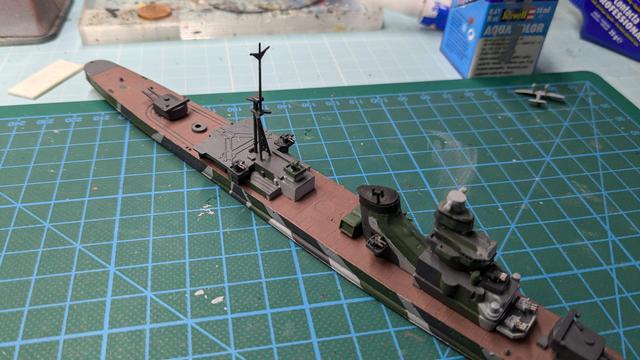 Hasegawa IJN Aoba 1/700 scale model