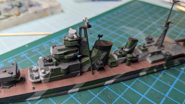 Hasegawa IJN Aoba 1/700 scale model