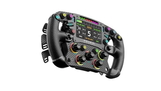Moza has released both the new FSR 2 Formula Wheel, and the new CM2 HD Racing Dash, with both getting a fully customisable touchscreen display, and the wheel now offering six paddles for shifting, dual clutch, DRS and KERS.