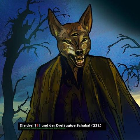 Die drei ??? und der Dreiäugige Schakal / Cover (Detail)