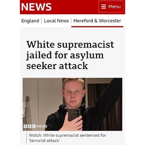 BBC News headline.
