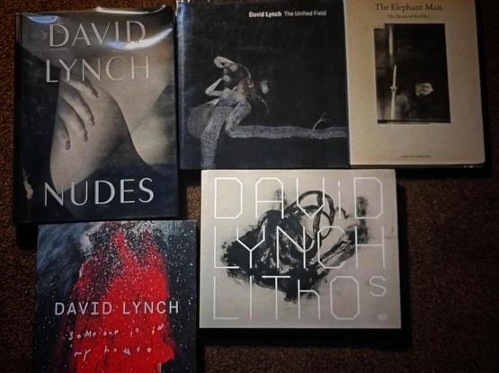 Selection of David Lynch art books
