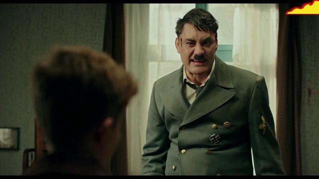 Scene from the "Jojo Rabbit" movie: Hitler's Death Scene