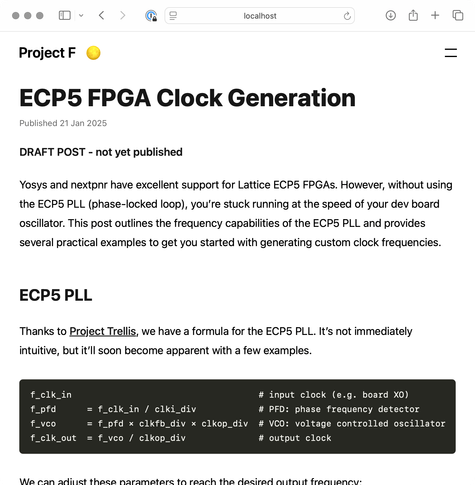 Screenshot of blog post. Text is already in the toot.