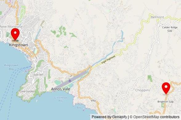 A map showing every place of worship we have visited so far in Saint Vincent and The Grenadines including:
Assumption Cathedral in Kingstown
Assumption Cathedral in Kingstown
Assumption Cathedral in Kingstown
Assumption Cathedral in Kingstown
Mount Moriah Seventh-day Adventist Church in Ribishi