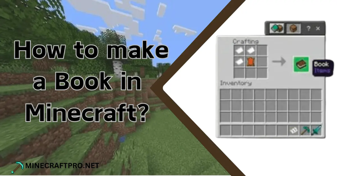 How to make a book in Minecraft
