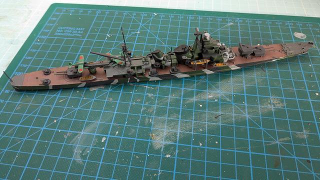 Hasegawa IJN Aoba 1/700 scale model