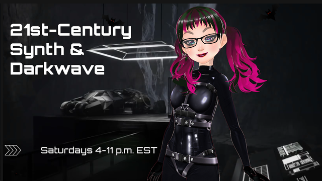 21st century synth and darkwave Saturdays 4-11 p.m. EST on Twitch.