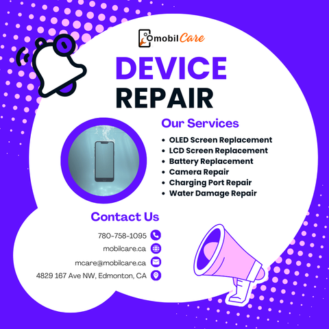 Device repair near edmonton