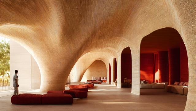 Interior design as visual poetry
Every curve and every texture captures light dramatically, in shifting shadows that bring spaces to life.