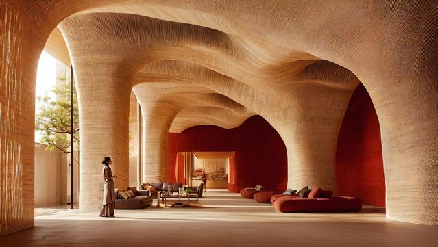 Interior design as visual poetry
Every curve and every texture captures light dramatically, in shifting shadows that bring spaces to life.
