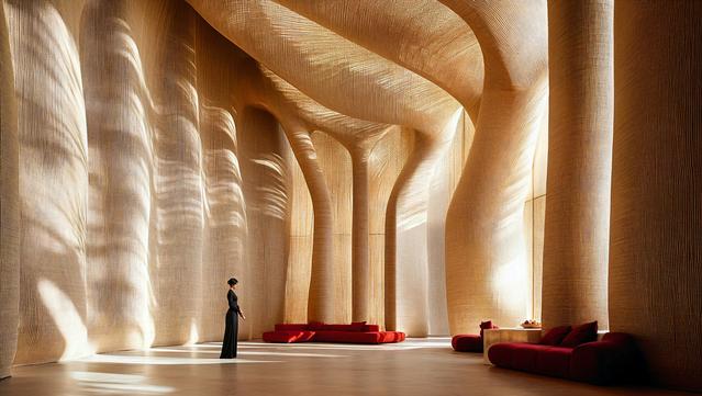 Interior design as visual poetry
Every curve and every texture captures light dramatically, in shifting shadows that bring spaces to life.