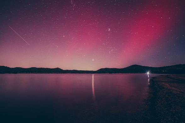 Aurora borealis in Kentucky.