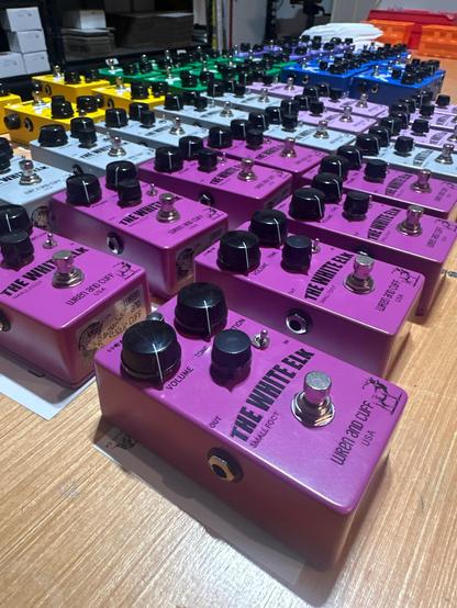 Picture of custom guitar pedals