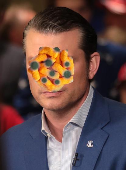 Pete Hegseth-- Curdled.