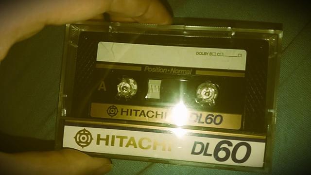 HITACHI DL60 cassette photographed by me Theodoros Mpahoumas