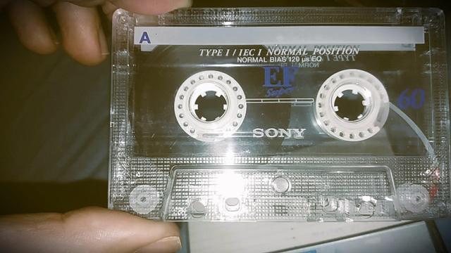 SONY EF SUPER cassette photographed by me Theodoros Mpahoumas