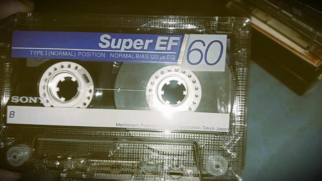 SONY SUPER EF 60 cassette photographed by me Theodoros Mpahoumas