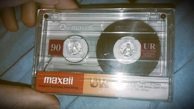 MAXELL UR 90 cassette photographed by me Theodoros Mpahoumas