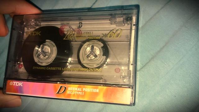 TDK D60 cassette (alternate color) photographed by me Theodoros Mpahoumas