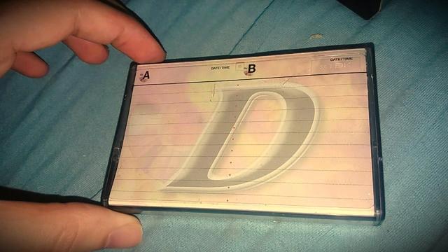 TDK D60 cassette (alternate color) photographed by me Theodoros Mpahoumas
