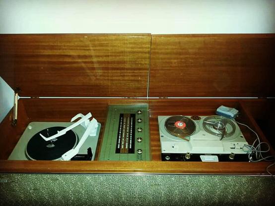 PRECEDENT classic vintage tool connectible with turntable and cassette audio tape photographed by me Theodoros Mpahoumas