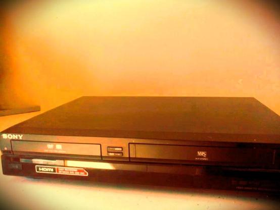 SONY RDR-VX450 model connectible with DVD Player and VHS Player also with recording use photographed by me Theodoros Mpahoumas
